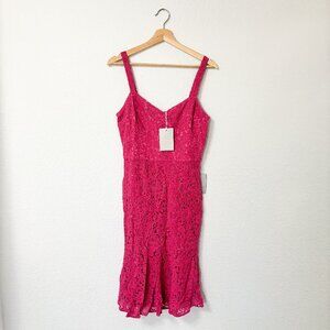 NWT Chelsea28 Pink Tank Lace Dress Size 4